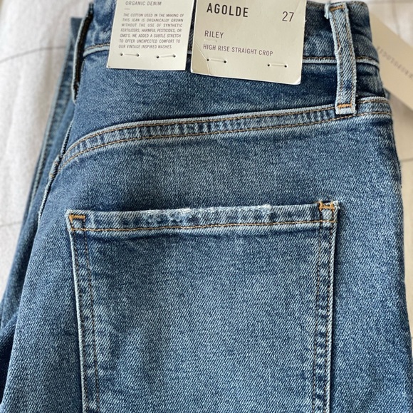 Sold ! Agolde Riley High Rise Jeans Size 27 - Picture 7 of 7